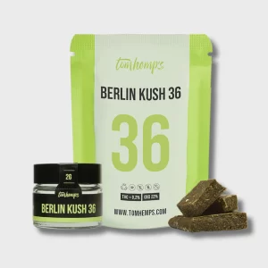 TOM HEMP'S CBD HASH 22% BERLIN KUSH 36