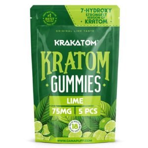 Canapuff - 7 - Hydroxy Kratom Gummies - Lime 5 Stück