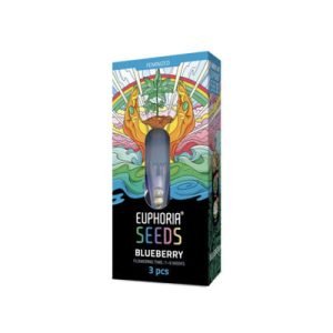 Euphoria Blueberry Feminized Cannabis Seeds - Indica 80% & Sativa 20% (3 Stk.)