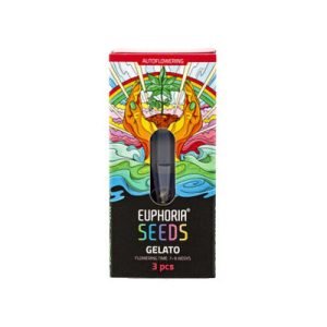 Euphoria Gelato Autoflower Cannabis Seeds - Indica 55% & Sativa 45% (3 Stk.)