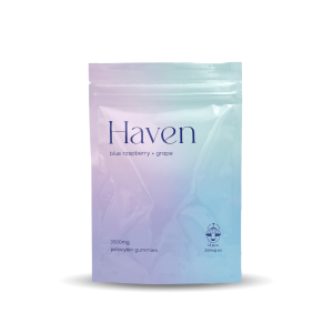 Haven Psilocybin Gummies – Blaue Himbeere + Traube